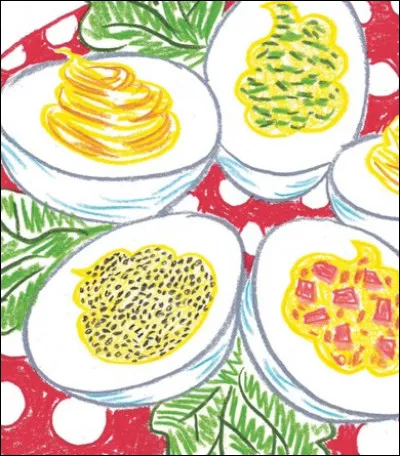 Quelle sauce accompagne généralement les ufs mimosa ?