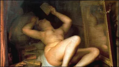 Quel peintre réalise cette liseuse sensuelle ?