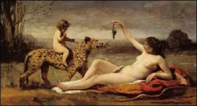 Qui a peint "Bacchante à la panthère" en 1860 ?