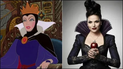 Dans quelle série la méchante reine de Blanche Neige a-t-elle lancé une malédiction ?