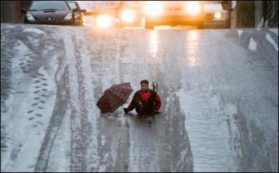 Quel est l'tat du verglas ?