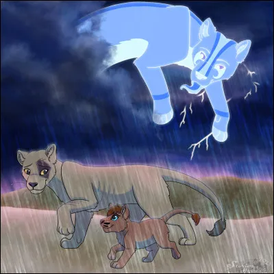 Qui est cette déesse ? (La lionne dans les nuages)