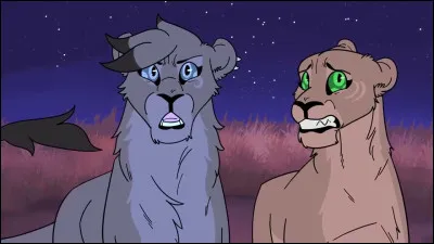 Et pour finir... qui est la lionne gris bleu ?