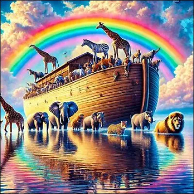 Dans la Bible, que construit Noé pour échapper au Déluge ?