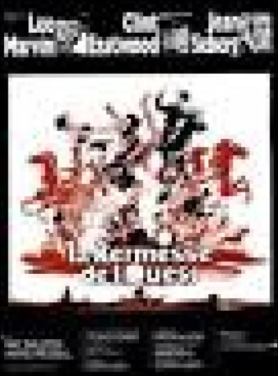 En 1969, Lee Marvin chante "Wandering star", une des chansons du film...