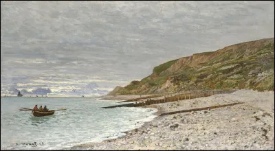 Quel peintre impressionniste est l'auteur de ce tableau intitulé ''La Pointe de la Hève, Sainte-Adresse'' ?
