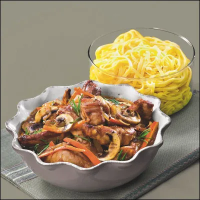 Traditionnellement, de quelle viande la gibelotte est-elle composée ?