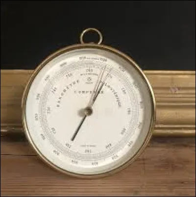 Quelle grandeur physique le "baromètre" mesure-t-il ?