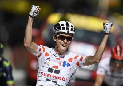 Quelle est l'origine de la couleur du maillot du meilleur grimpeur ?