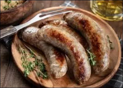 Allemagne - Comment se nomme cette saucisse le plus souvent à base de chair de porc ?