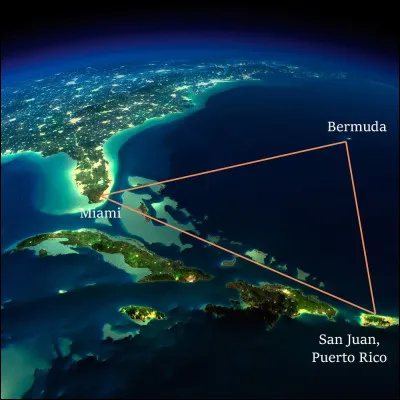 Dans quel océan se trouve le triangle des Bermudes, connu pour ses disparitions de navires et d'avions ?