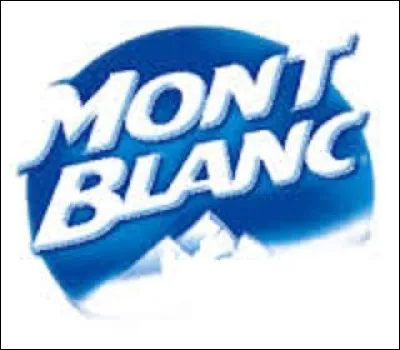 Quels produits alimentaires la marque ''Mont Blanc'' fabrique-t-elle ?
