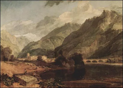 Quel peintre anglais est l'auteur de ce tableau intitulé ''Bonneville Savoy avec Mont Blanc'' ?