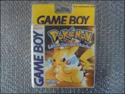 Dans le jeu vidéo "Pokémon Jaune", quel est le premier Pokémon que possède Sacha pour débuter l'aventure ?