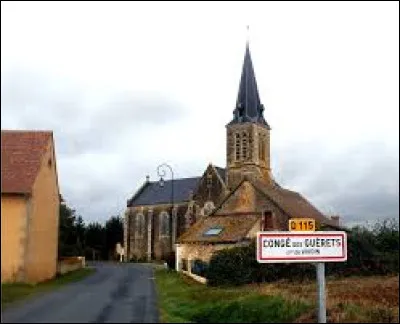 Lieu-dit Sarthois, d&eacute;pendant du village de Vivoin, Cong&eacute;-les-Gu&eacute;rets se situe en r&eacute;gion ...