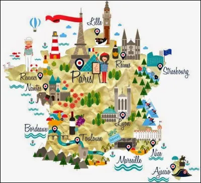 Sur une carte géographique, quelle direction indique toujours la flèche ?