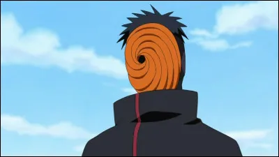 Quel personnage de Naruto porte un masque orange avec un trou couvrant son visage ?