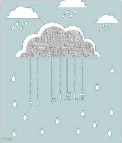 Que signifie lexpression pleuvoir des cordes ?