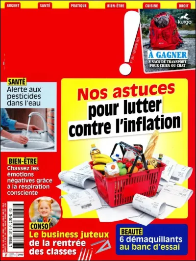 Retrouvez le titre de ce magazine mensuel créé en 1990 qui traite beaucoup des problèmes des consommateurs dans la vie quotidienne :