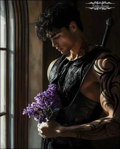 Qu'est-ce que Xaden a dans le dos ?