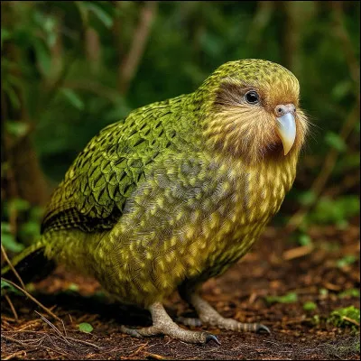 Cet oiseau originaire de Nouvelle-Zélande est le kakapo.