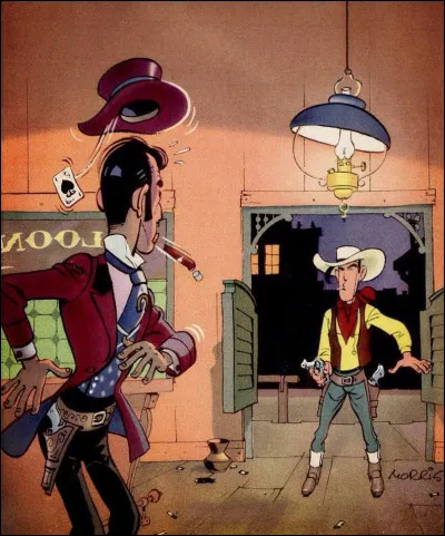 Dans "Lucky Luke", comment sappelle la célèbre actrice de saloon que Luke rencontre souvent ?