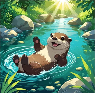 Quel est l'habitat naturel des loutres de rivière ?