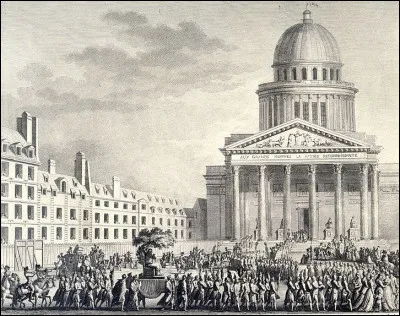 Qui fut le premier panthéonisé ?