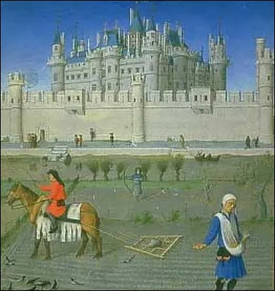 Quel château, dont la construction fut initiée sous Philippe Auguste, occupait une fonction défensive ?