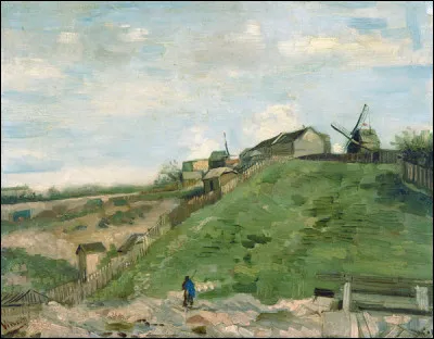 Quel peintre néerlandais est l'auteur de ce tableau intitulé ''La colline de Montmartre avec carrière de pierre'' ?