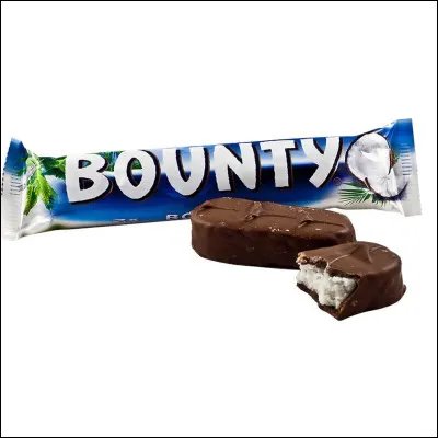 En quelle année la barre de chocolat Bounty a-t-elle été mise en vente pour la première fois ?