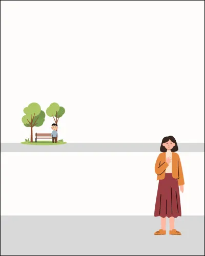 L'homme est _______ la femme.