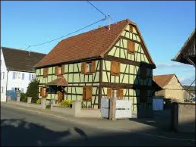 Village Bas-Rhinois, Schwobsheim se situe en région ...