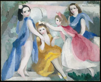 Qui est l'auteure de cette toile pleine de fraîcheur ?