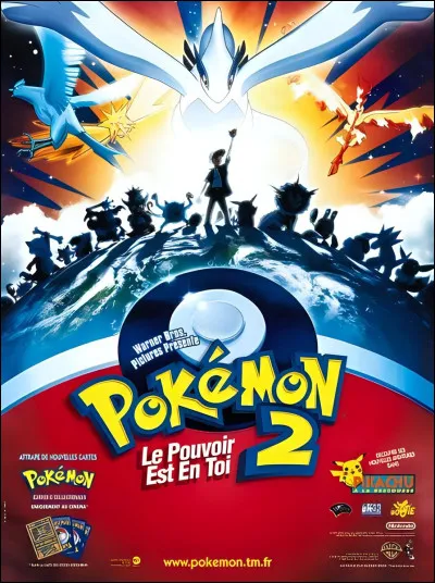 Et pour finir, laquelle de ses chansons retrouve-t-on dans le film "Pokémon 2 : Le Pouvoir est en toi" ?