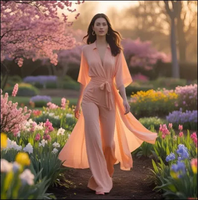 Dans le langage de la mode ou de la décoration, la couleur "pêche" est souvent associée à une saison pour son côté doux et lumineux. Laquelle ?