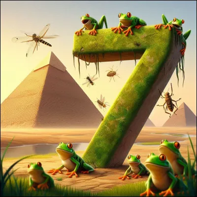 Parmi les 7 plaies d'Égypte, quels animaux n'ont pas envahi le pays ?
