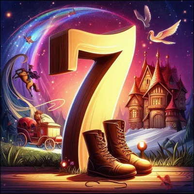 Dans le conte de qui apparurent pour la première fois les bottes de 7 lieues ?