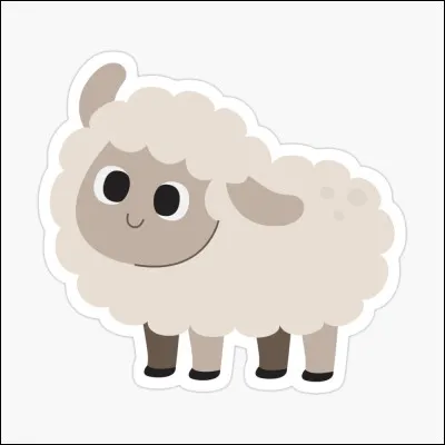 Il y a la brebis, lagneau et le...