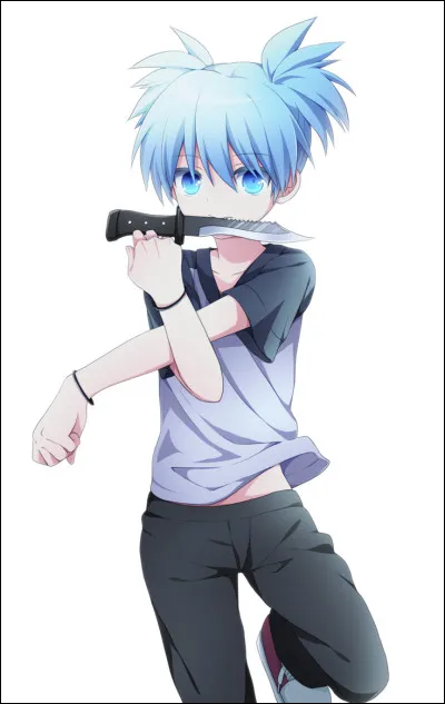 Assassination classroom : sans aucun doute l'un des meilleurs mangas et animés, comment s'appelle le protagoniste aux cheveux bleu clair ?