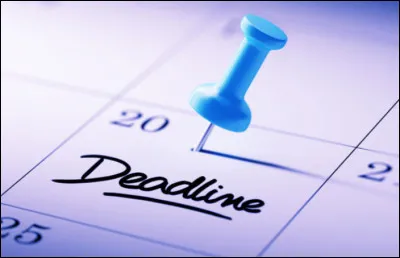 En cas de deadline courte, tu :