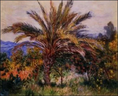 Qui a peint "Un palmier à Bordighera" ?