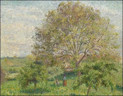 Qui a peint "Le grand noyer au printemps, Eragny" ?