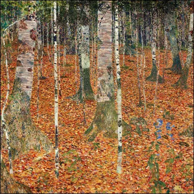 Qui a peint "Forêt de bouleaux en automne" ?