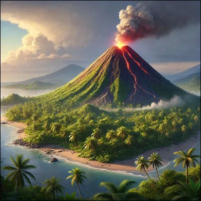 Quel volcan, situé dans le sud de l'île d'Hawaï, est l'un des volcans les plus actifs au monde ?