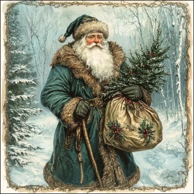 Avant 1863, de quelle couleur le p&egrave;re No&euml;l s'habillait-il ?