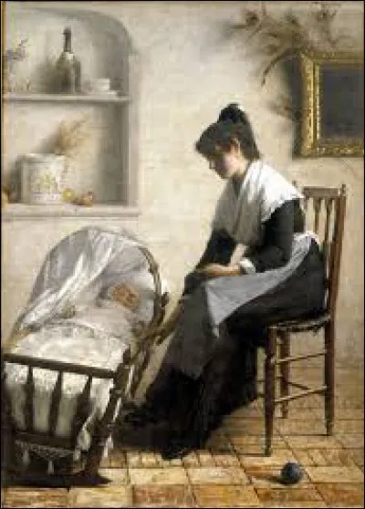 En 1883, quel artiste a réalisé cette toile nommée ''Jeune mère arlésienne'' ?