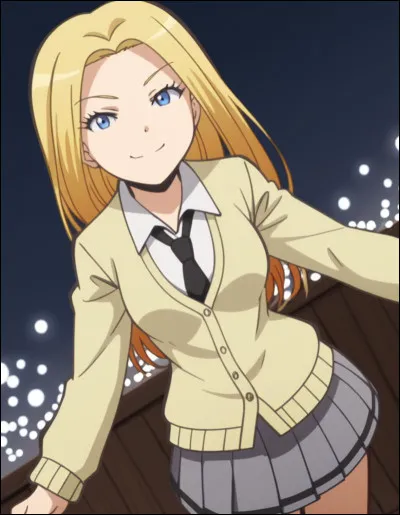 Qui est cette fille blonde ?