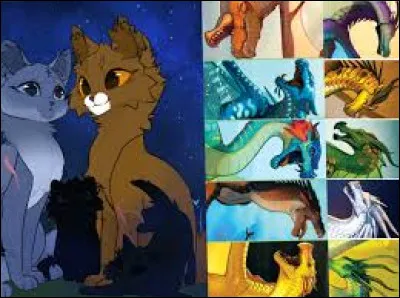 Il y a des créatures fantastiques.