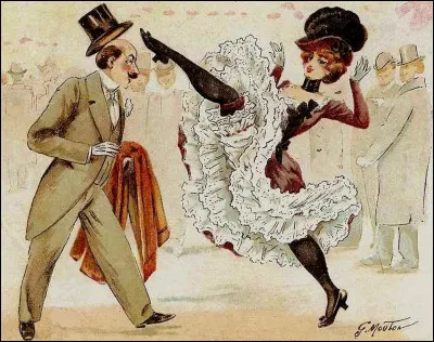 Quelle couleur caractérise le cabaret au moulin ?